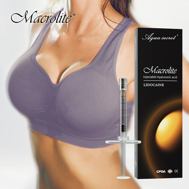 Macrolite injectable breast fillers