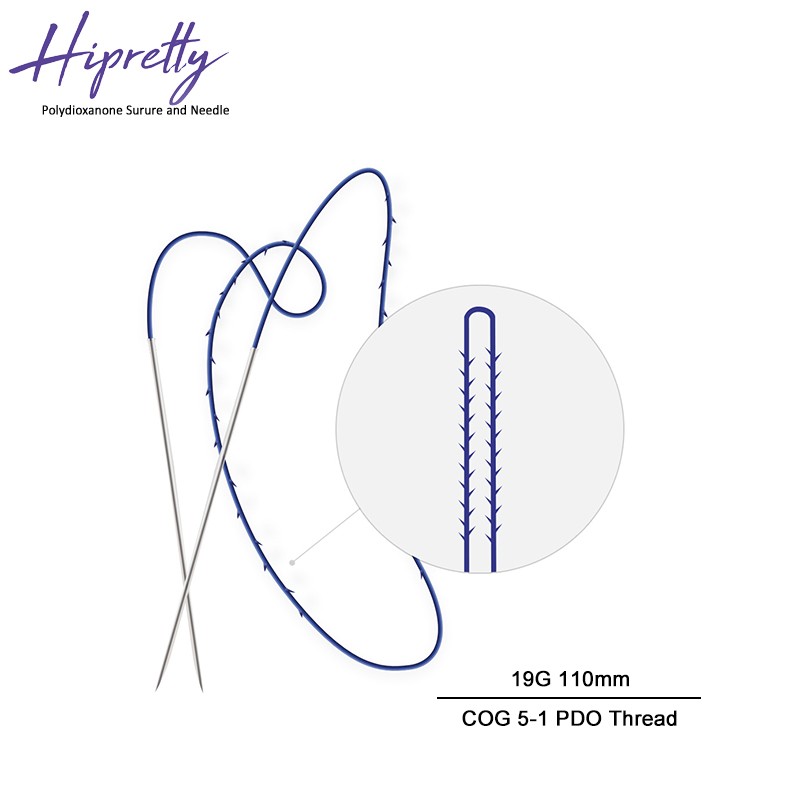 Double Needle 4-1 Cog 19G PDO Thread